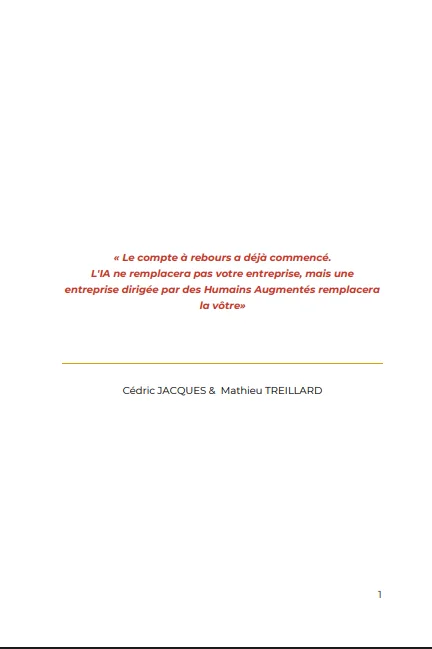 Page 1 du guide « Le modèle Centaure » : citation d'ouverture